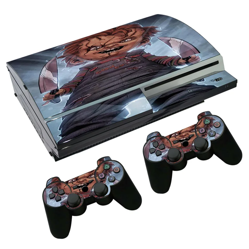 Кожа Стикеры наклейка для PS3 жира Игровые приставки 3 консоли и контроллеры шкуры