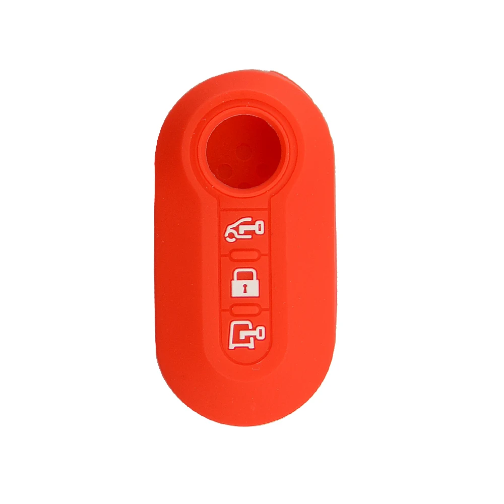 Чехол для автомобильного ключа OkeyTech силиконовый резиновый чехол Fiat 500 500X 500L 500C