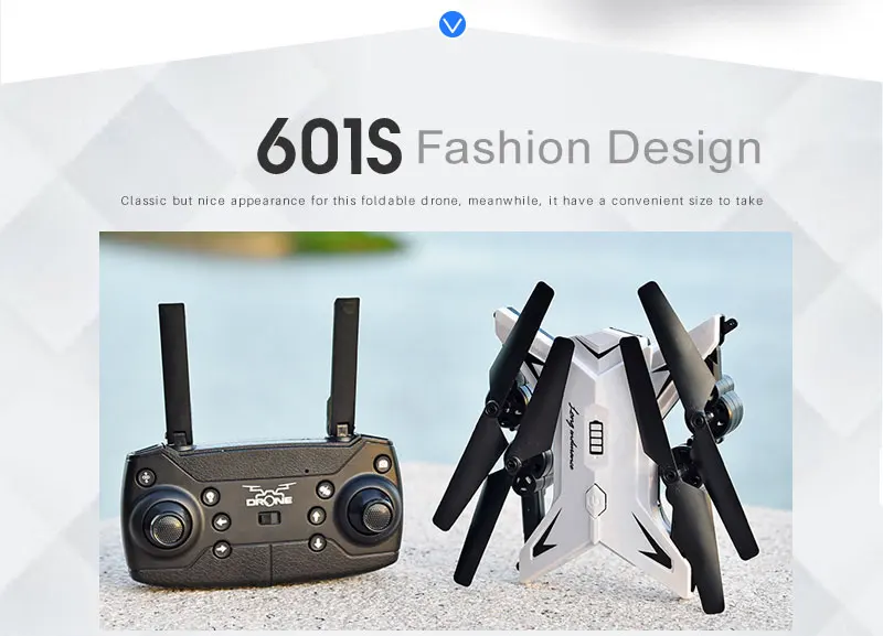 XKY KY601s 2,4 ГГц RC складной Дрон для селфи Дрон с Wi-Fi FPV HD камера удержание высоты и Безголовый режим RC Квадрокоптер Дрон-20 мин Fly