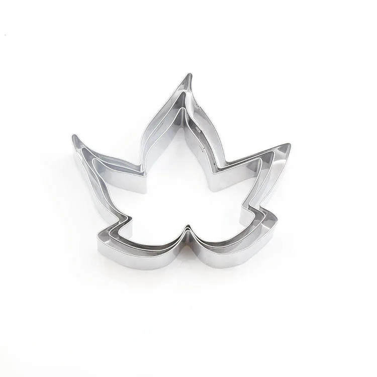 3 шт./лот инструменты для мастики торта с кленовыми листьями форма выпечки из