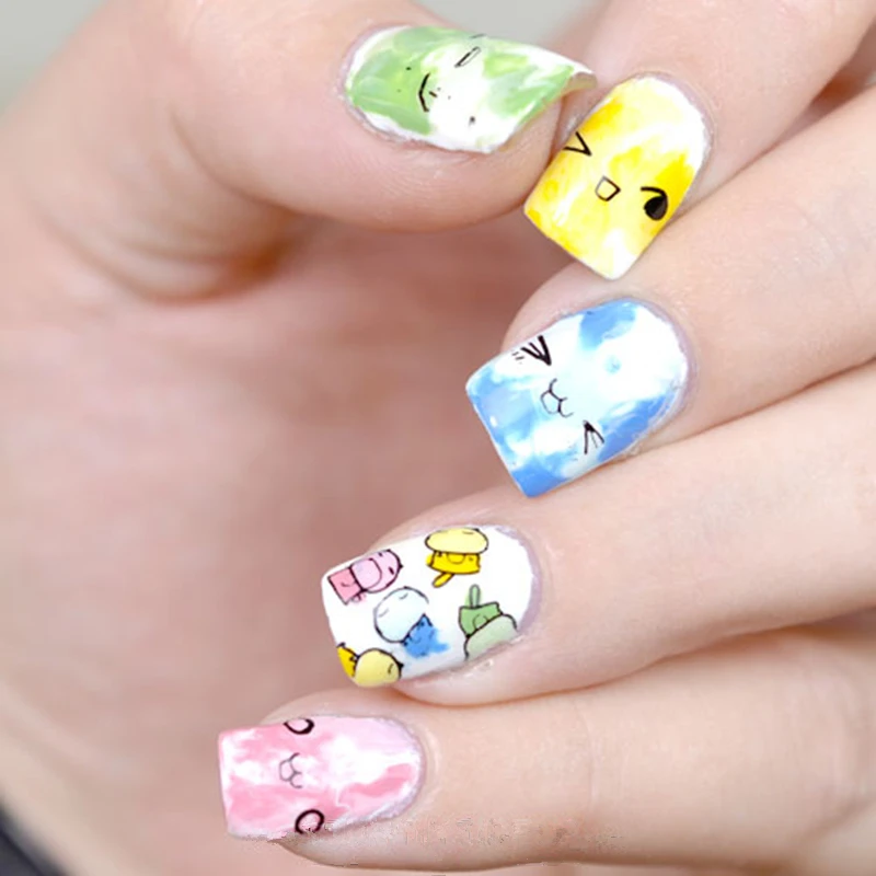 BORN Довольно милый кот дизайн ногтей штамп шаблон 6*6 см квадратный маникюр