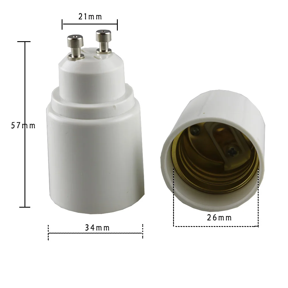 1 шт. патрон переходник для светодиодной лампы GU10 E27|holder adapter|gu10 to e27light bulb adapters |