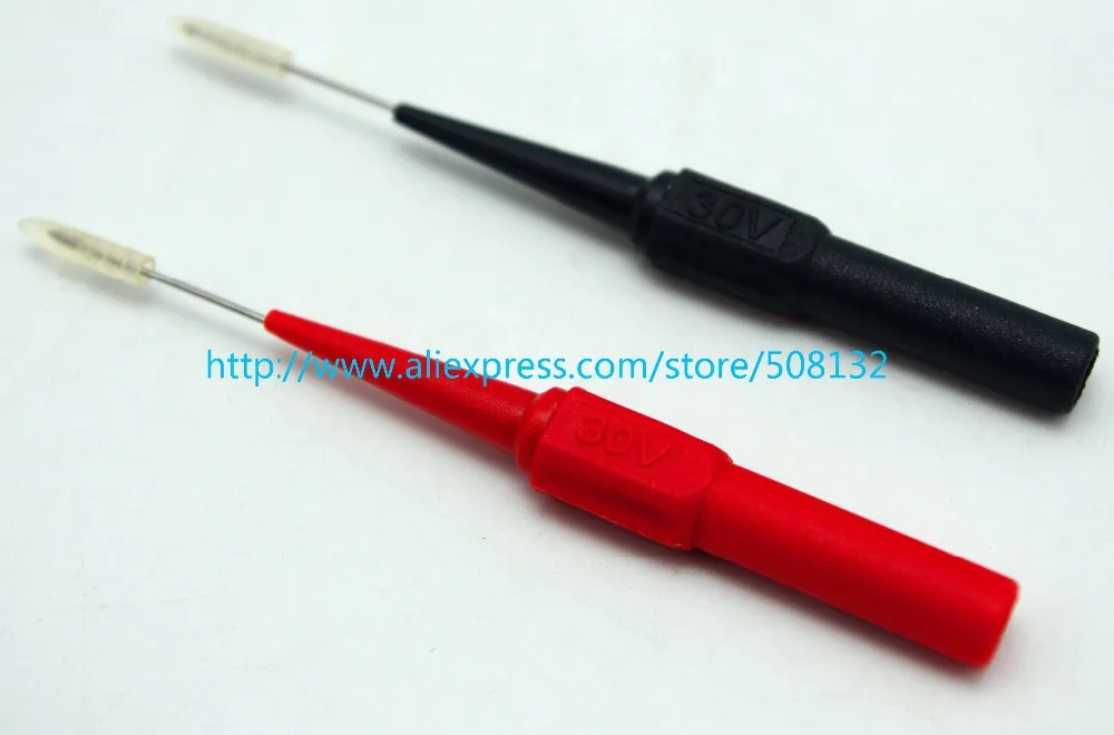 TP161 изоляция пирсинг иглы Неразрушающий тест зонды красный/черный новый|piercing