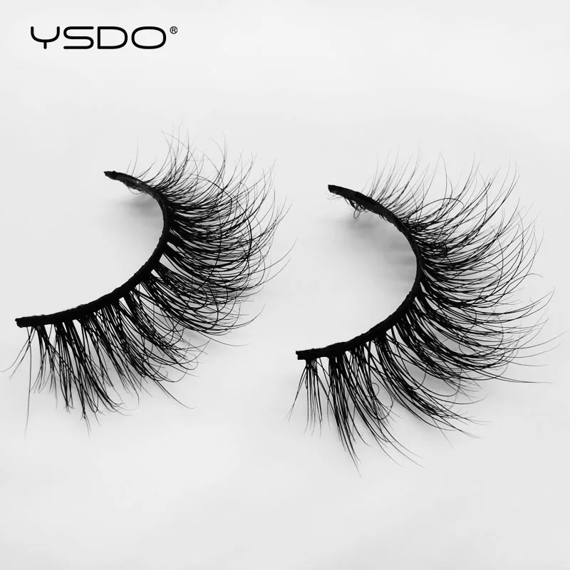 YSDO, 1 пара, 3d норковые ресницы, натуральные накладные ресницы, бесклевые ресницы, драматические ресницы, ручной работы, норковые ресницы «maquiagem»
