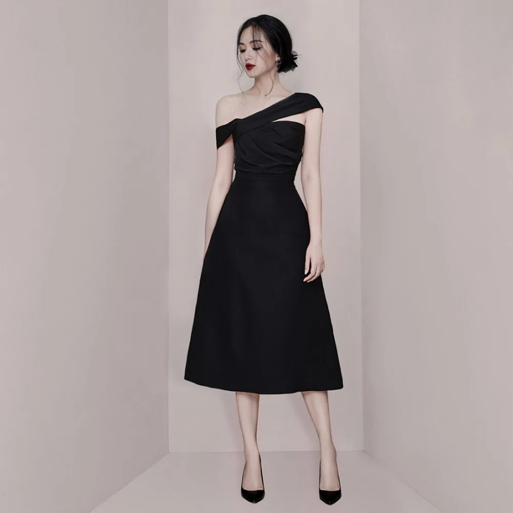 HAMALIEL летние элегантные черные длинные вечерние платья 2019 Runway женское