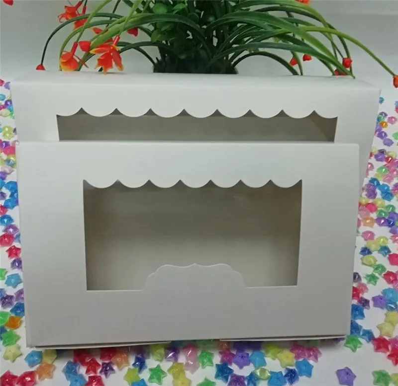 21 5x13 5x5 см крафт бумага коробка с окном Подарочная cajas de картонная упаковка