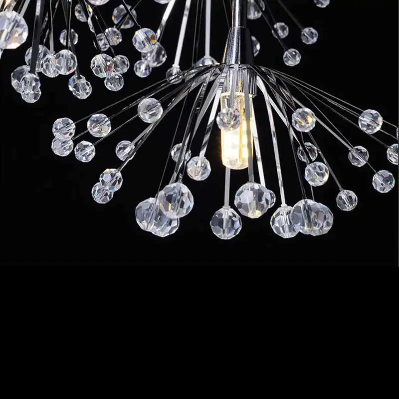 Хрустальные подвесные светильники для гостиной ресторан светодиодный подвесной