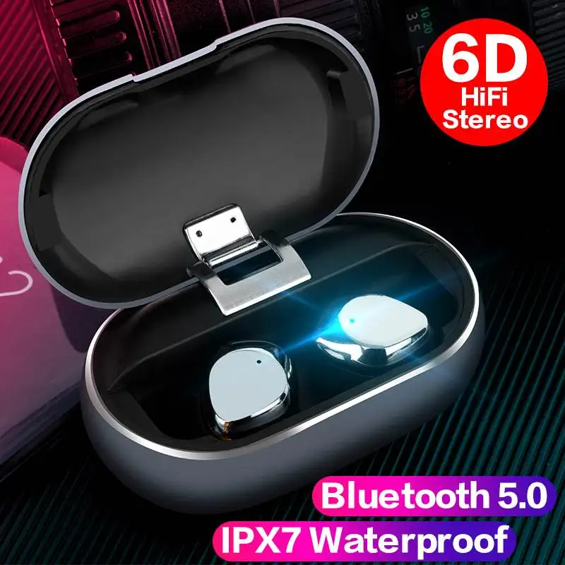 X26 Tws Bluetooth 5 0 настоящие беспроводные наушники Смарт водонепроницаемые стерео Hifi с