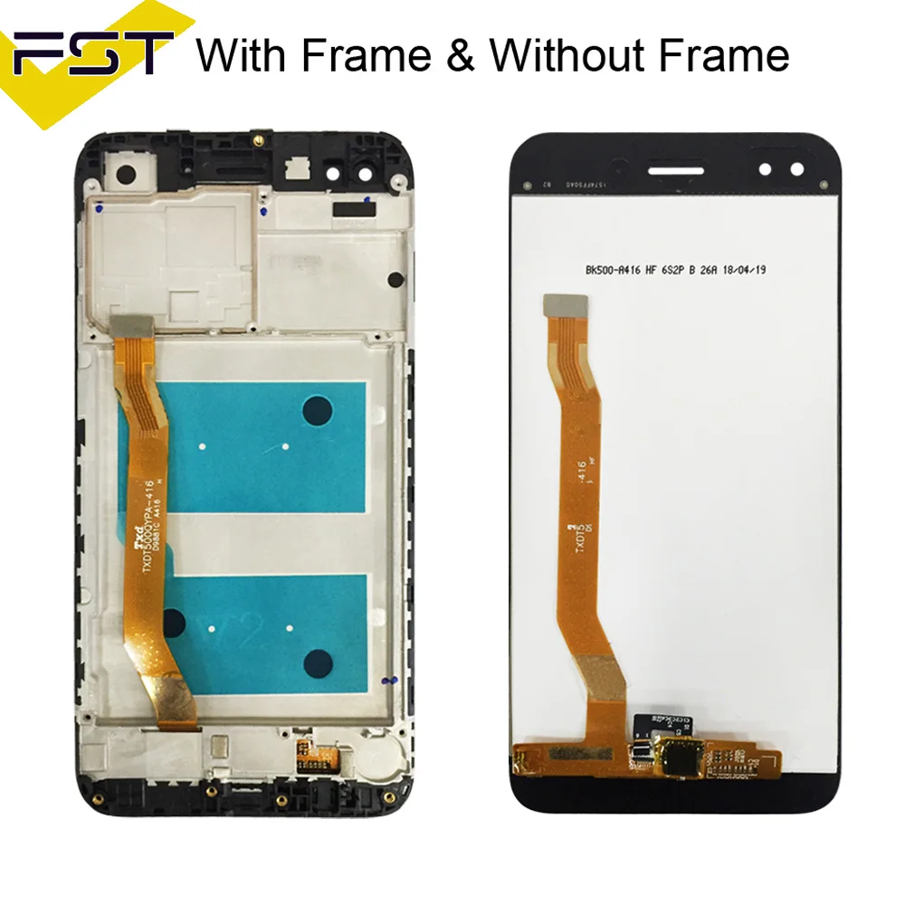 Для huawei P9 Lite mini ЖК-дисплей сенсорный экран для huawei Y6 Pro ЖК с рамкой P9 Lite Мини ЖК SLA L02 L22 L03 экран