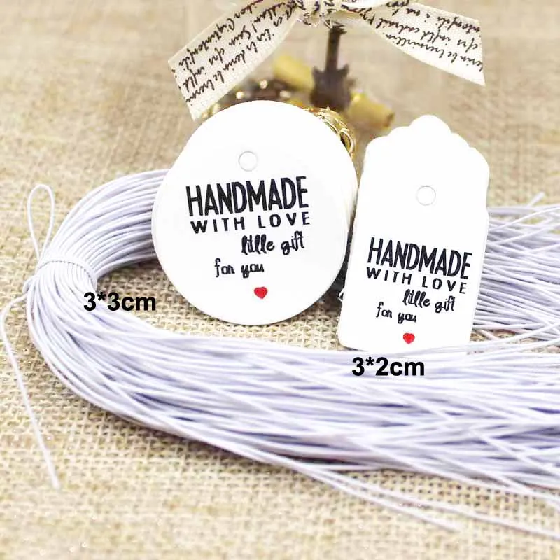 3*3 см различные крафт/белый DIY благодарим вас подарок бирки бумажные продукты