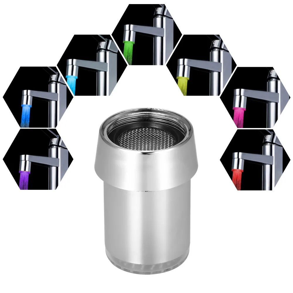 1 шт. светодиодный смеситель для ванной 7 цветов|Смесители бассейна| |