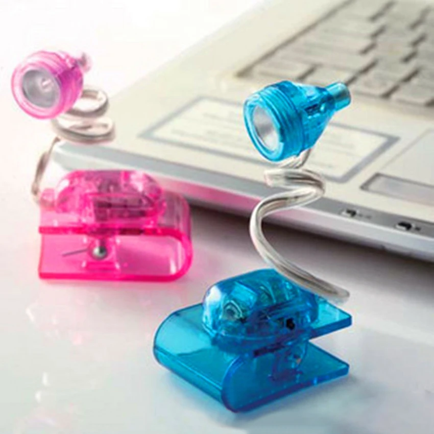 LED Book Reading Lamp Mini Clip-On Flexible Bright Light Portable For Travel Bedroom Reader Kids Gifts Lighting | Освещение