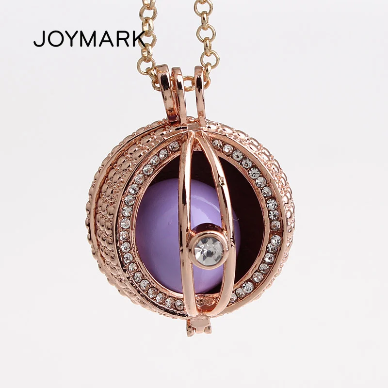 JOYMARK подвеска в виде медальона со стразами и музыкальным звуком длинная цепь для