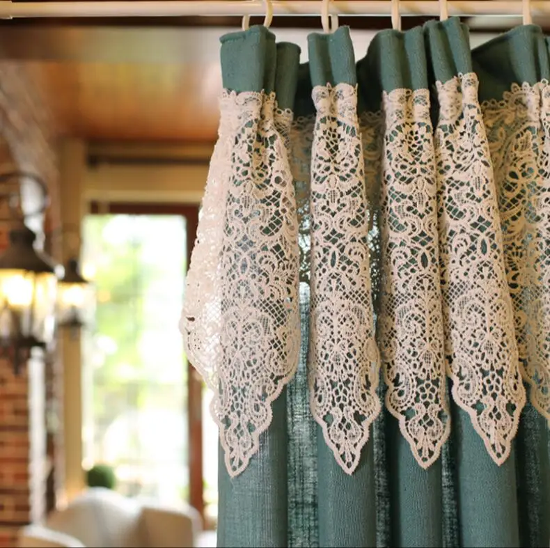 

Modern Lace Linen Curtain Coffee Striped Design Window Gauze Sheer Curtains Darpe Faux linen Curtains for Bedroom Rideaux Window