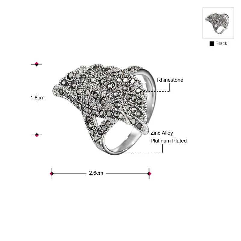 Neoglory стразы цинковый сплав очаровательные кольца для женщин модные свадебные