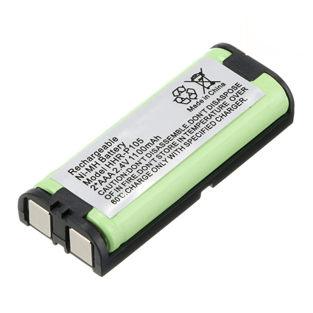 Аккумуляторная батарея для Panasonic HHR-P105 P105 HHRP105A KX242 BATT-2 4 KX2421 1000 В 105 мАч | Электроника