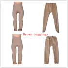 Леггинсы коричневые, обтягивающие, 2 цвета, 18 дюймов