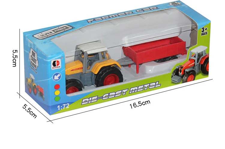 1: 72 пластик ABS фермерская модель автомобиля игрушка Зерноуборочные машины сельскохозяйственный трактор зернопогрузчик образовательная модель автомобиля игрушки для детей
