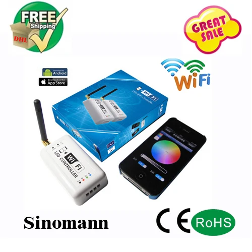 Wi-fi из светодиодов контроллер RGB DC7.5-24V музыка режим миллионы цвет управление для