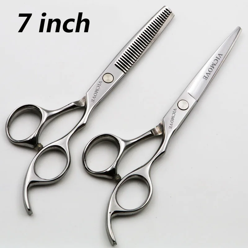 1 set 5 ''/5,5''/6 ''/6,5''/7 ''/7,5''/8 ''/9'' Профессиональные Парикмахерские ножницы режущие и филировочные ножницы для волос для собак и людей - Цвет: 1 set