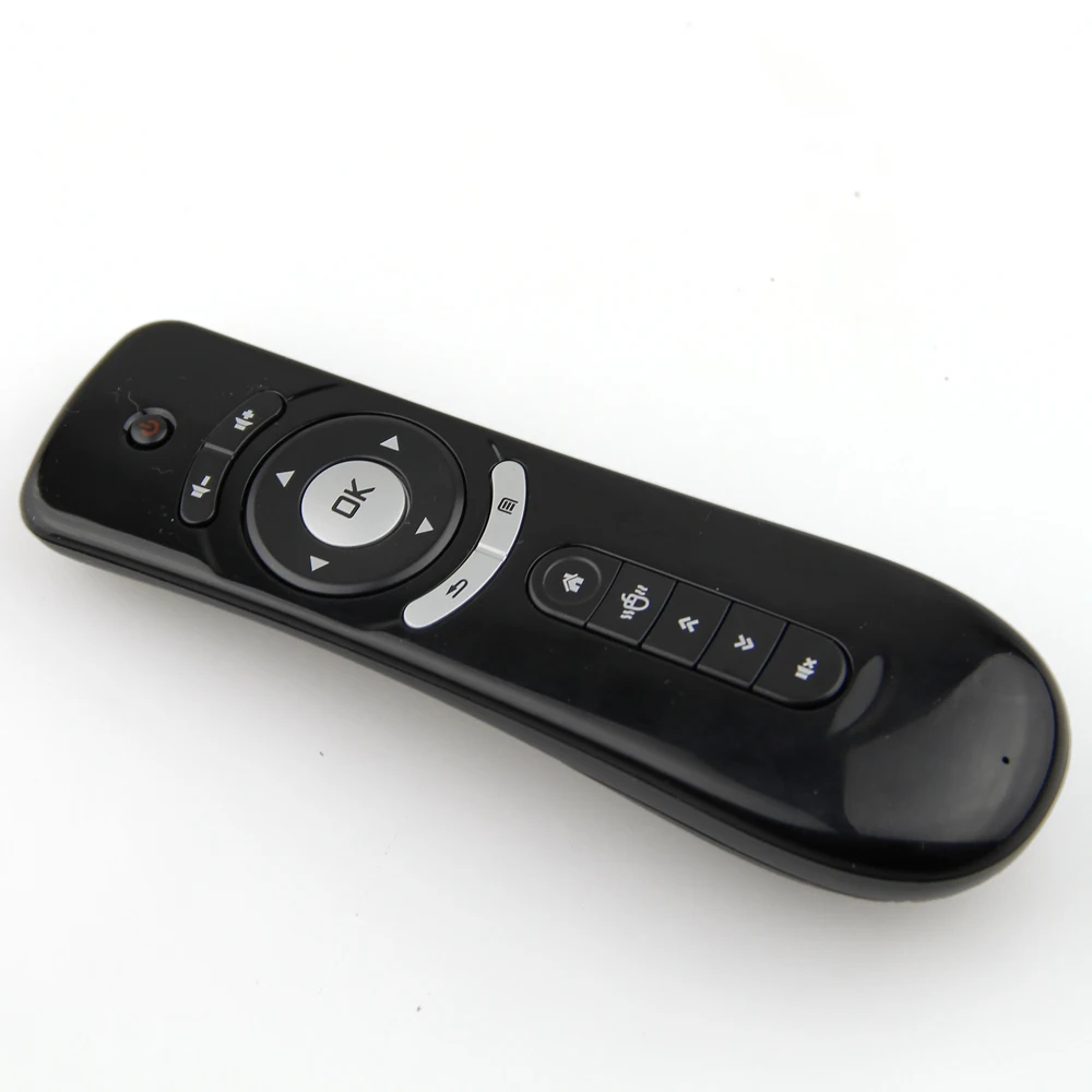 Гироскоп Мини Fly Air Mouse T2 2 4G Беспроводная клавиатура мышь для Android TV Box ИК пульт
