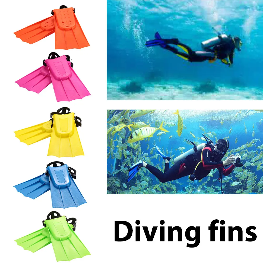 1Pair Diving Fins Swimming Hunting Monofin Underwater Flippers Child Flipper ABS | Спорт и развлечения