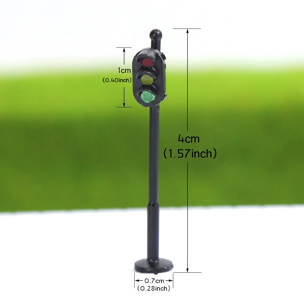 

JTD875 5 шт. модель светофоры 1:87 HO пересечения светодиодный пешеходного перехода сигнала дорожное уличное освещение ж/д моделирование