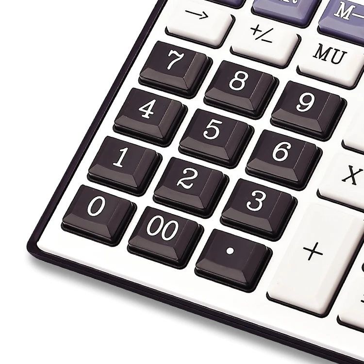 Распродажа! Настольный дисплей с большим экраном 12 цифровой калькулятор двойной