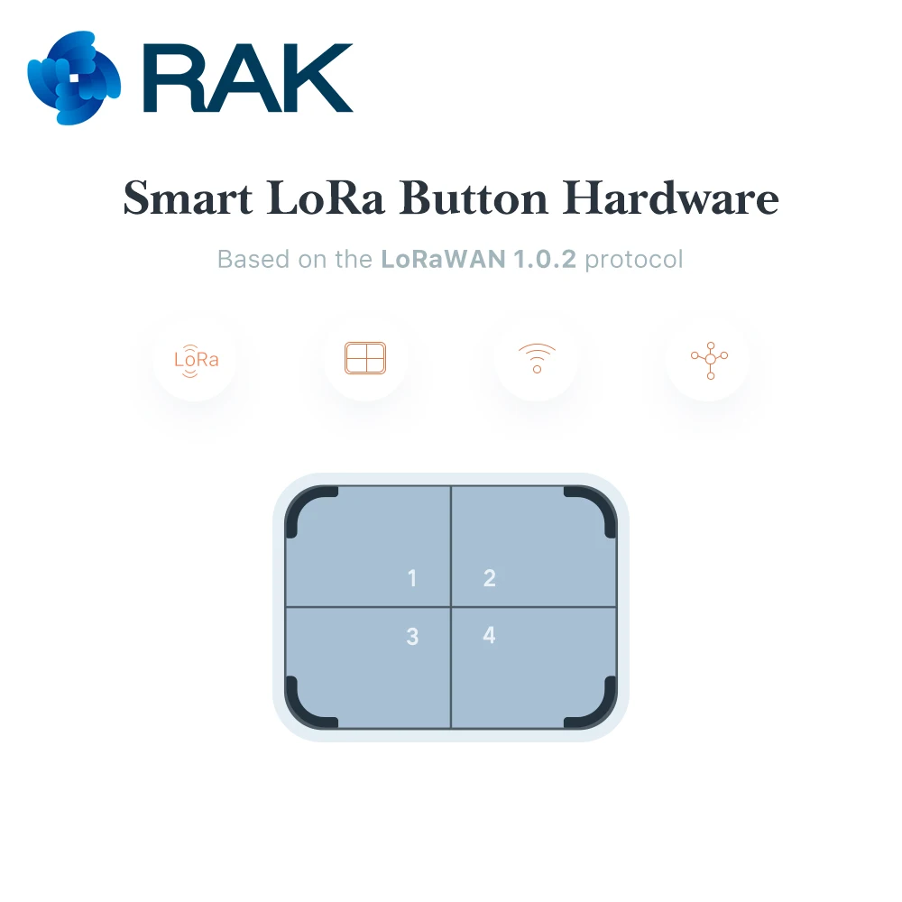 Кнопка wisknot | RAK612 RAKwireless|Запасные части|