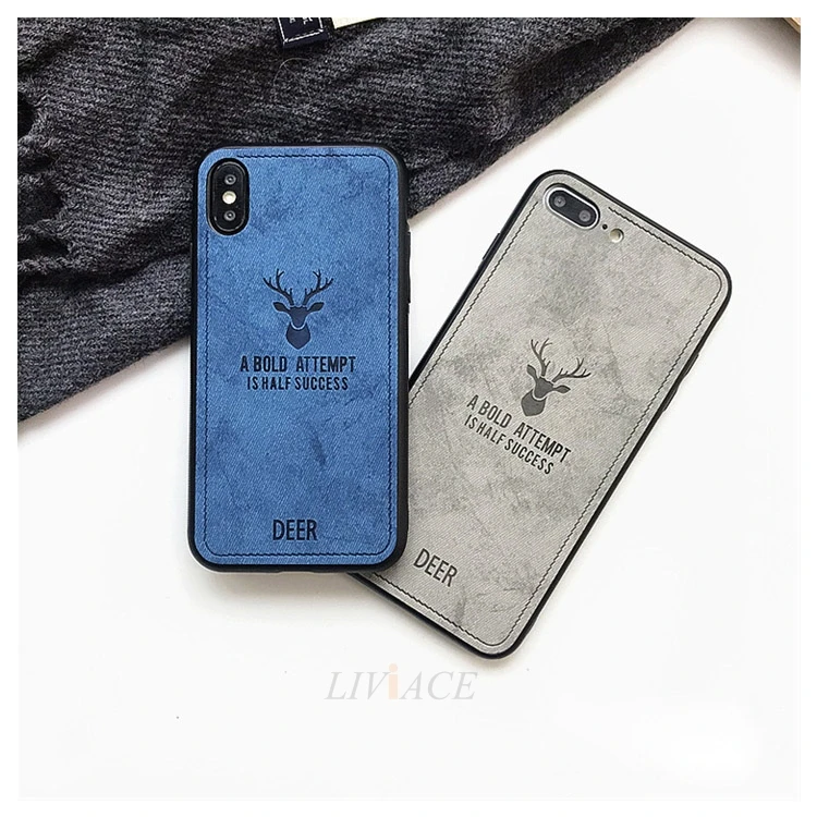Тканевый чехол для телефона с оленем для iphone 5 s 5s se iphone5 для iphone 11 pro x xs xr max 6 6s 7 8 plus кожаный чехол из ТПУ