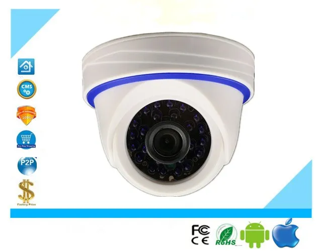 2.0MP 1080P H.265/H.264 IP купольная камера 1920*1080 3516E + SC2235 сеть инфракрасного ночного видения