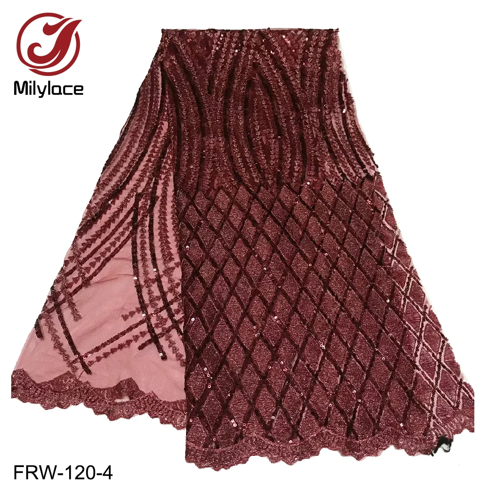 Блестки Тюль Сетка кружевная ткань модная африканская Свадебная | Дом и сад