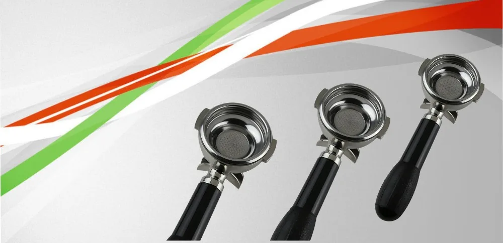 58 мм эспрессо портафильтр 304 нержавеющая сталь Ручка коммерческая кофе-машина универсальные аксессуары двойной рот инструменты бариста