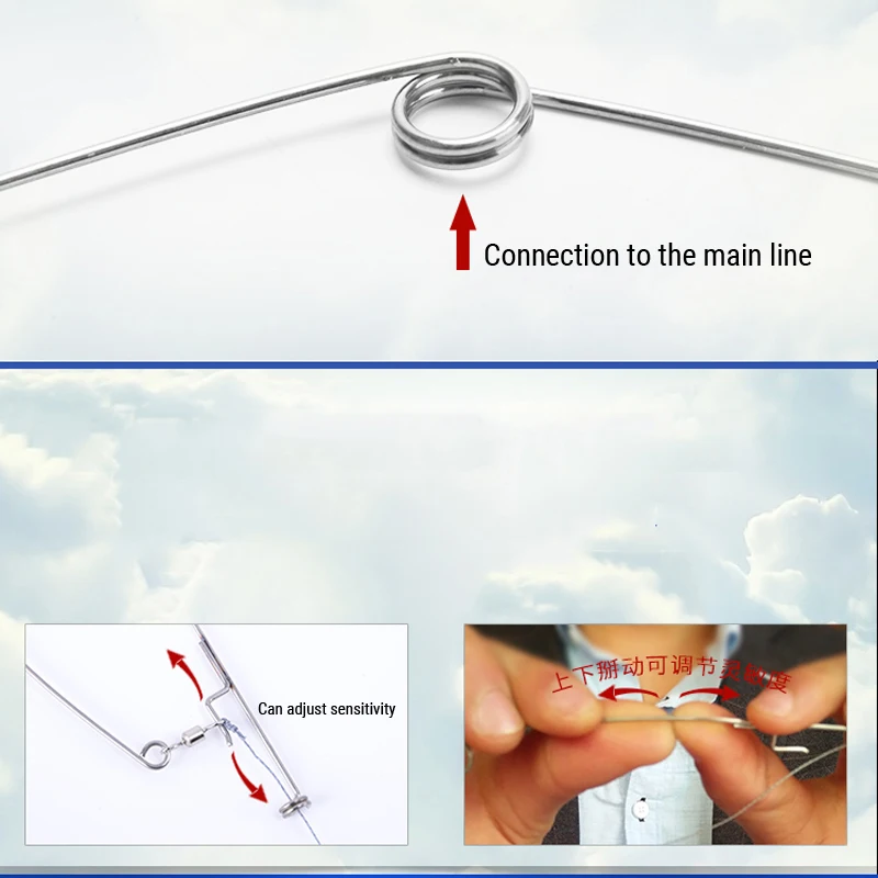 Автоматический пружина для рыбалки крючок из нержавеющей стали ленивый артефакт