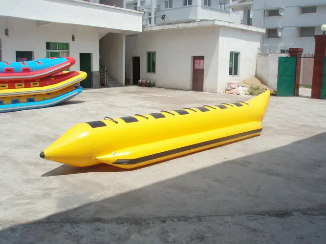

inflatable banana boat for water play