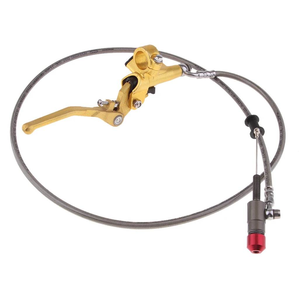 

150 200 250cc Universal Motorcycle Hydraulic Clutch Lever CNC Master Cylinder Handlebars with 1200mm Oil Pipes