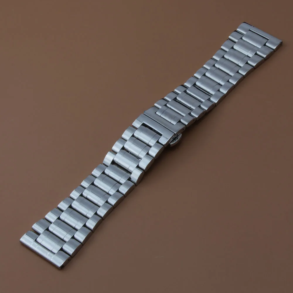 Спортивные Нержавеющая сталь ремешок на запястье металлический для наручных gps