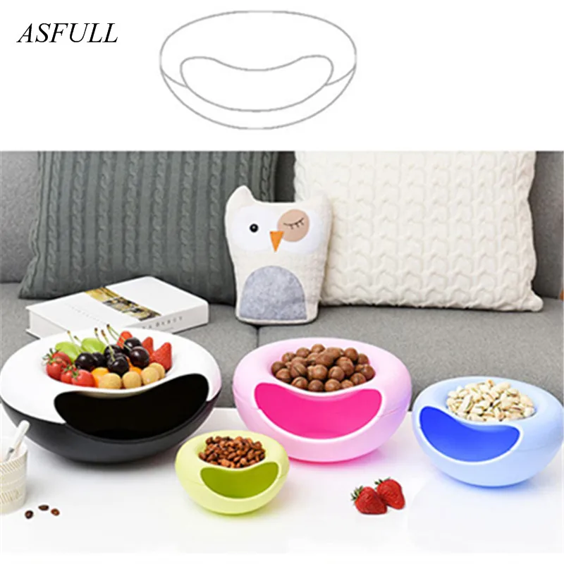 Креативная тарелка ASFULL с изображением орехов конфет семян дыни в гостиной блюдо