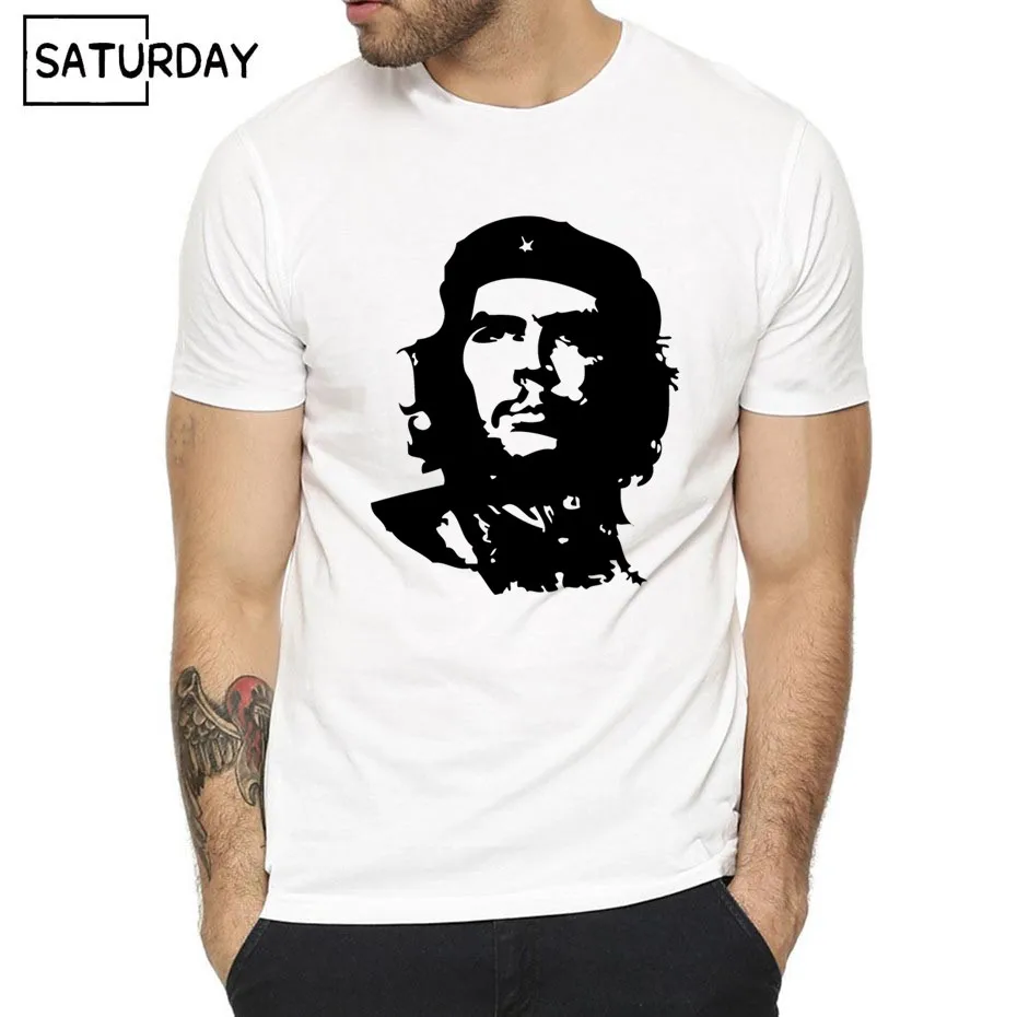 Мужская футболка Cuba Kuba Avana Revolution Fidel Astro Che летняя повседневная с коротким круглым