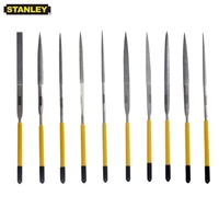 stanley 10pcs diamond mini needle file set polishing tools 150 grit sharpening tool assorted files kit for metal glass aluminum