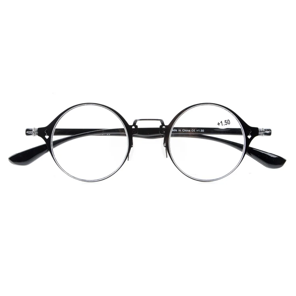 R12618 Eyekepper легкие гибкие круглые очки для чтения уникальные стильные кристально