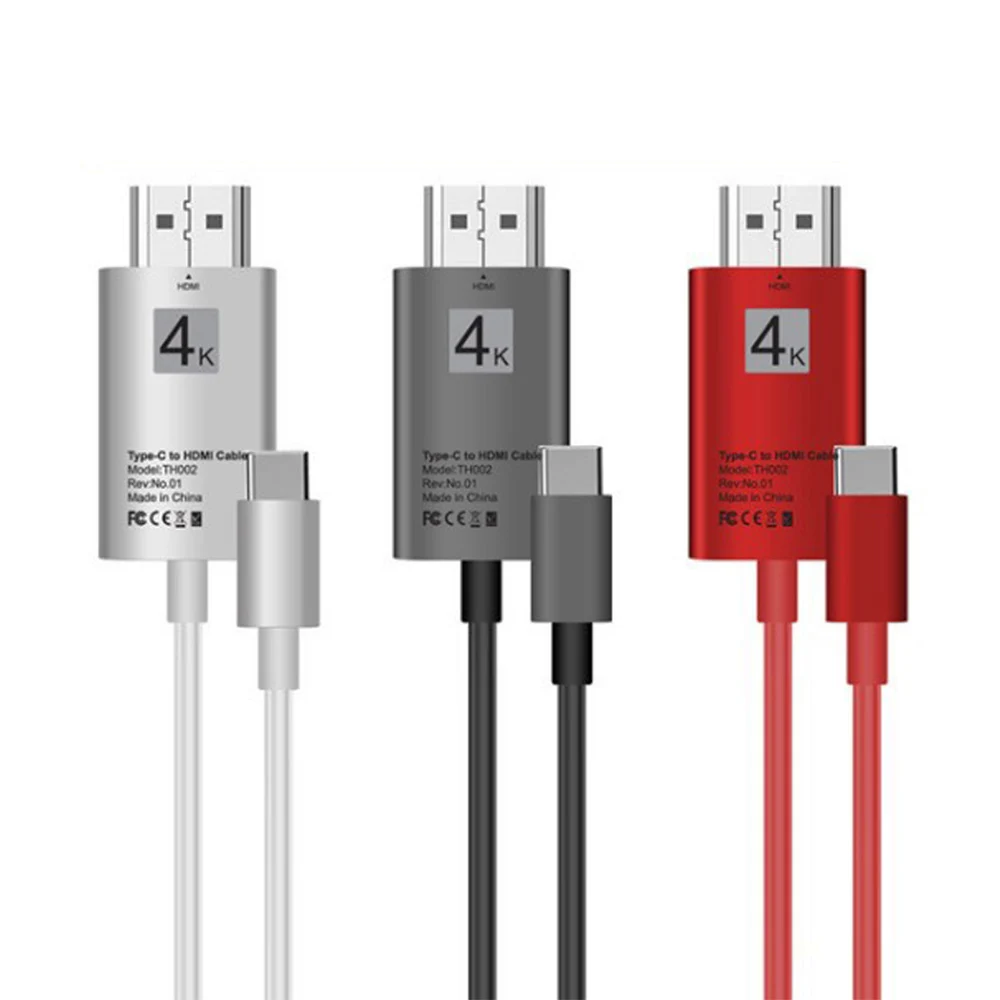 Кабель адаптер USB 3 1 стандарта Thunderbolt длиной 2 м 4K 30 Гц 60 Гц|Кабели HDMI| |