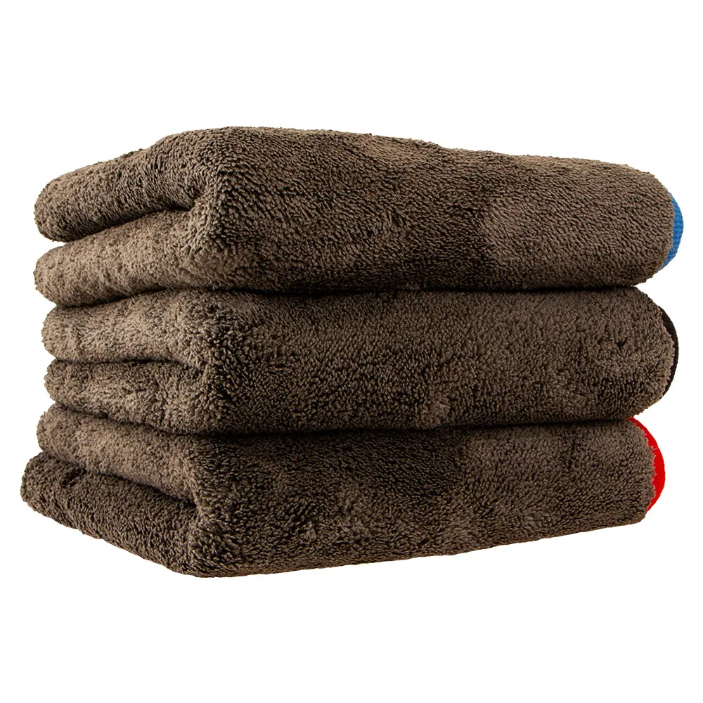 DSMOTEK New Car Cleaning Washing Towel Soft Material Thick 1200GSM Car Wash Drying Cloth 40*40cm Car Care Microfiber Wax Towel