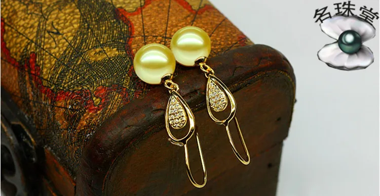 Серебро 925 реальные природные большой Естественной морской воде жемчуга Наньян