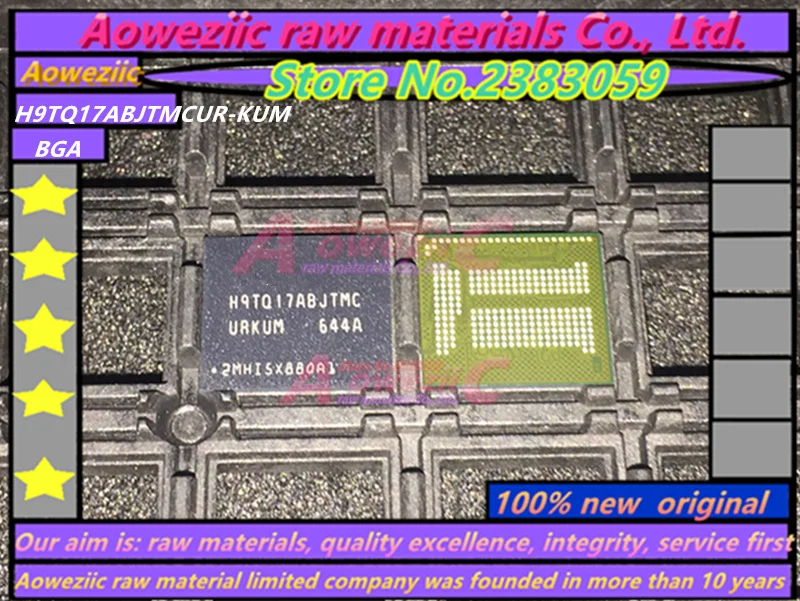 Aoweziic 100% New original H9TQ17ABJTMCUR-KUM BGA memory chip H9TQ17ABJTMCUR KUM H9TQ17ABJTMC | Электроника