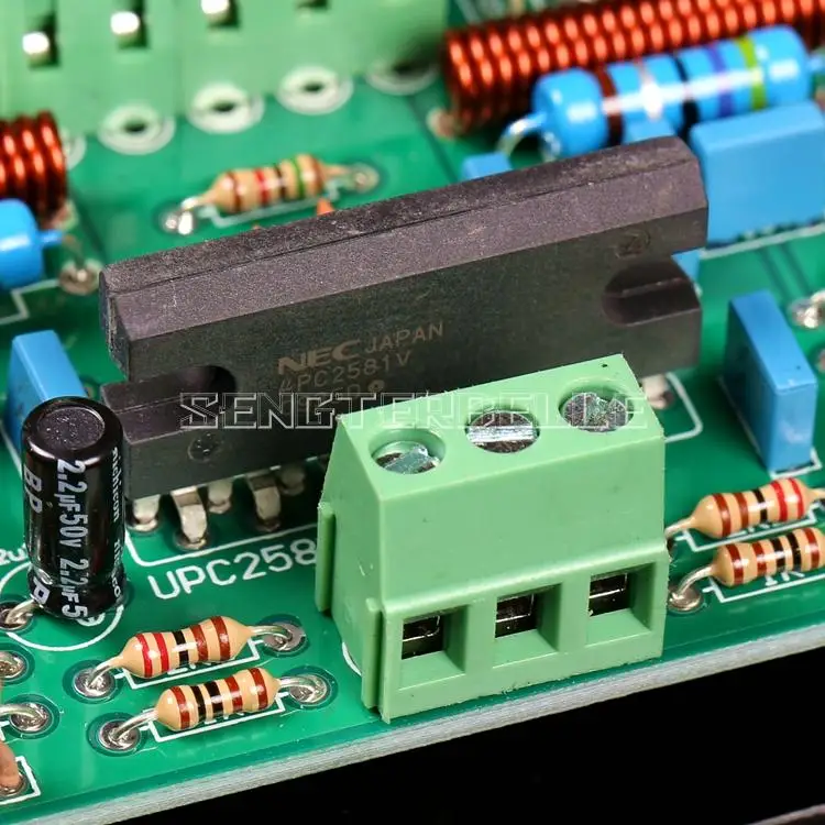 UPC2581V Push 2SC2922/2SA12161 стерео HiFi 50 Вт* 2 Мощность усилитель Ассамблея Совета