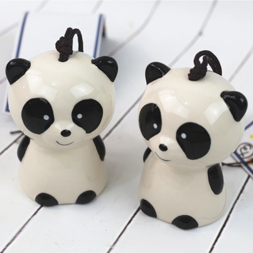 Panda керамические колокольчики миниатюрные украшения китайский стиль