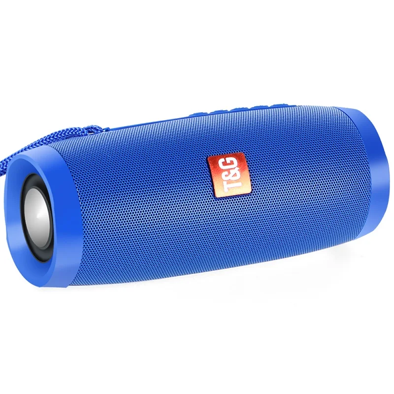blue speaker TOPROAD 10 Вт Bluetooth динамик Портативный беспроводной стерео колонка двойной бас открытый звуковой ящик поддержка TF FM радио с микрофоном Красочные - Цвет: blue speaker