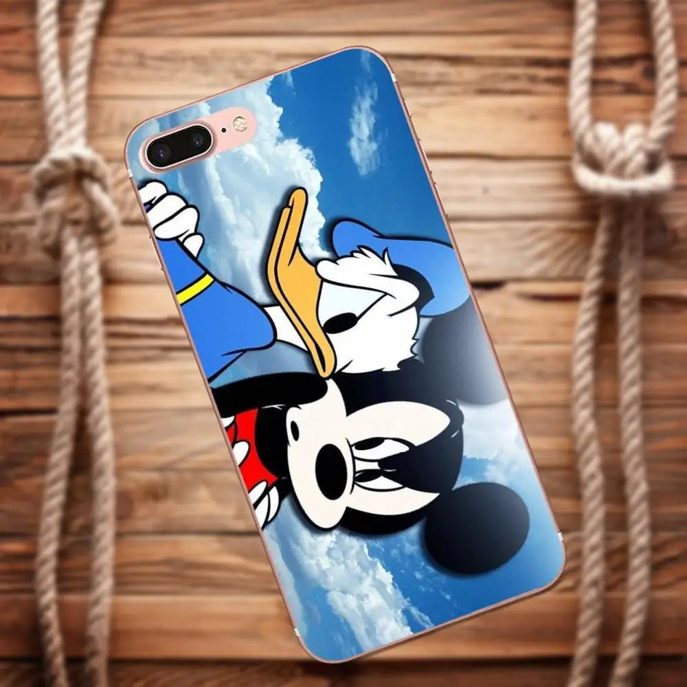 Vvcqod мягкие ТПУ чехлы Angry Дональд Дак для Iphone 4 4s 5 5C 5S SE 6 S 7 8 Plus X чехол Moto G G2 G3 |