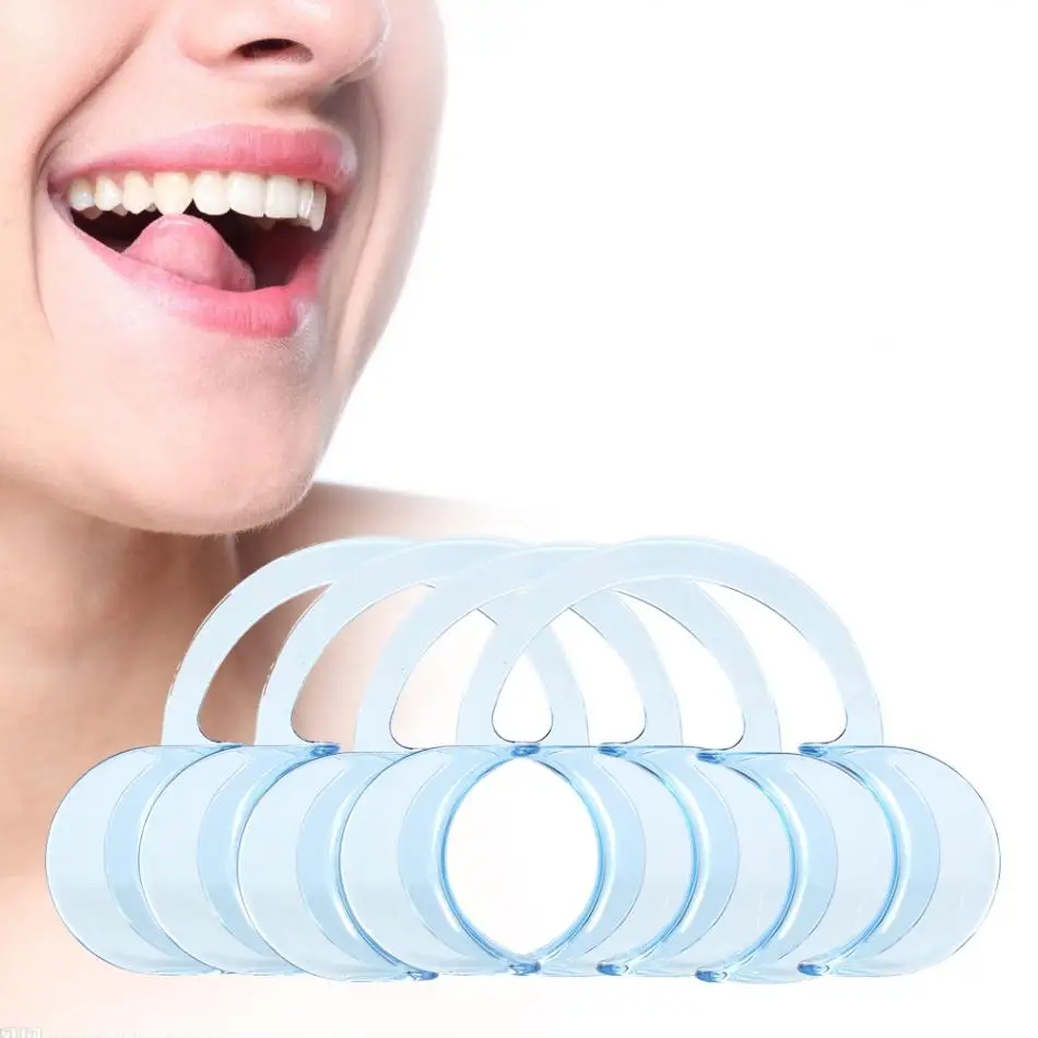 10 шт./компл. одноразовые зубы рот открывалка Чик Dental Clear втягивающее устройство C Форма Отбеливание зубов Стоматологическое оборудование рот расширителей
